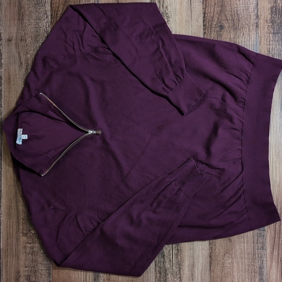 Peter Millar 1/4 Zip Pullover Sweater Wool Blend Sweater Size XXL in 'Mulberry' - Picture 1 of 8